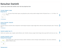 Tablet Screenshot of konsultanstatistik.com